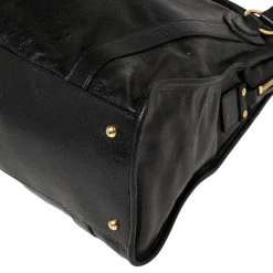 Marc Jacobs Black Leather Wellington Fulton Satchel For Women -Marc Jacobs shop luxury women marc jacobs used handbags p387715 012