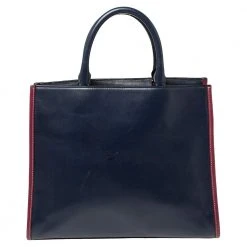 Marc Jacobs Blue Leather Madison Tote For Women 15 Marc Jacobs Blue Leather Madison Tote For Women -Marc Jacobs shop luxury women marc jacobs used handbags p388373 003