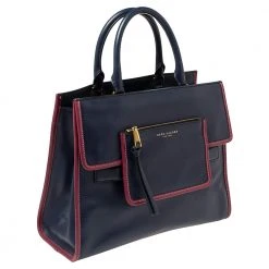 Marc Jacobs Blue Leather Madison Tote For Women 14 Marc Jacobs Blue Leather Madison Tote For Women -Marc Jacobs shop luxury women marc jacobs used handbags p388373 007