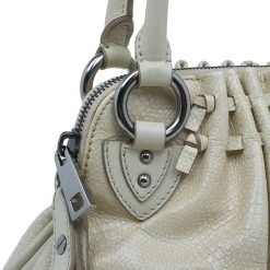 Marc Jacobs White Leather Snake Embossed Cecilia Shoulder Bag For Women 21 Marc Jacobs White Leather Snake Embossed Cecilia Shoulder Bag For Women -Marc Jacobs shop luxury women marc jacobs used handbags p38927 007