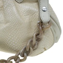 Marc Jacobs White Leather Snake Embossed Cecilia Shoulder Bag For Women 23 Marc Jacobs White Leather Snake Embossed Cecilia Shoulder Bag For Women -Marc Jacobs shop luxury women marc jacobs used handbags p38927 009