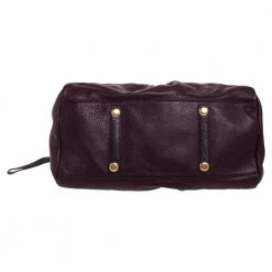 Marc By Marc Jacobs Burgundy Leather Classic Q Groove Satchel For Women -Marc Jacobs shop luxury women marc jacobs used handbags p389999 011