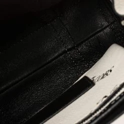 Marc Jacobs White/Black Leather New York Magazine Tag Tote For Women -Marc Jacobs shop luxury women marc jacobs used handbags p394036 008