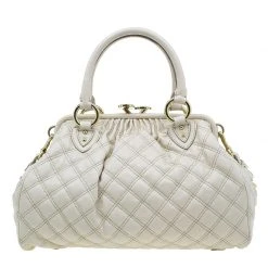 Marc Jacobs Beige Quilted Leather Stam Shoulder Bag For Women 18 Marc Jacobs Beige Quilted Leather Stam Shoulder Bag For Women -Marc Jacobs shop luxury women marc jacobs used handbags p39715 0004
