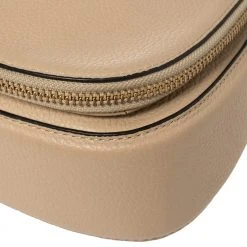 Marc Jacobs Beige Leather Small Recruit Saddle Bag For Women -Marc Jacobs shop luxury women marc jacobs used handbags p412008 006