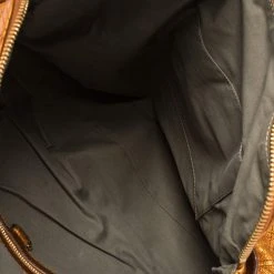 Marc Jacobs Metallic Orange Quilted Leather Bruna Belted Tote For Women 17 Marc Jacobs Metallic Orange Quilted Leather Bruna Belted Tote For Women -Marc Jacobs shop luxury women marc jacobs used handbags p415535 012