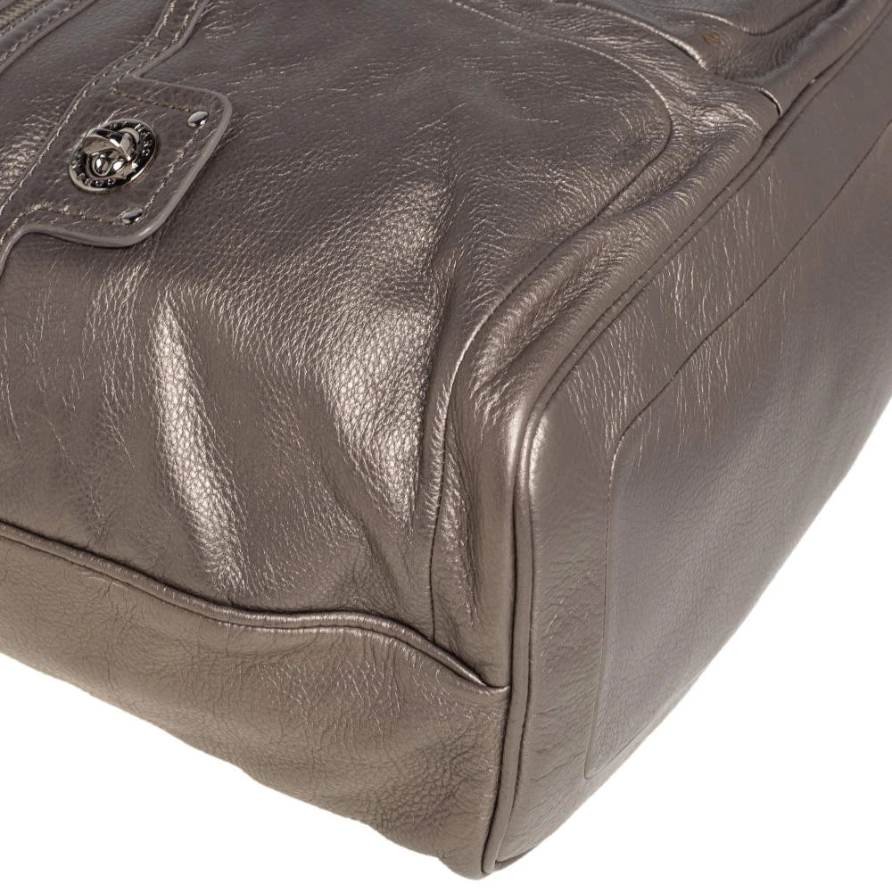 Marc Jacobs Metallic Soft Leather Double Pocket Shoulder Bag For Women 10 Marc Jacobs Metallic Soft Leather Double Pocket Shoulder Bag For Women - Image 10