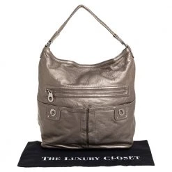 Marc Jacobs Metallic Soft Leather Double Pocket Shoulder Bag For Women 19 Marc Jacobs Metallic Soft Leather Double Pocket Shoulder Bag For Women -Marc Jacobs shop luxury women marc jacobs used handbags p417254 011