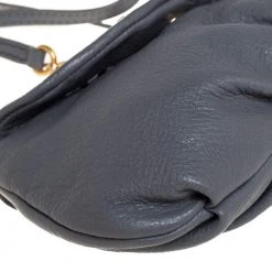 Marc Jacobs Marc By March Jacobs Grey Leather Classic Q Karlie Crossbody Bag For Women -Marc Jacobs shop luxury women marc jacobs used handbags p417342 008