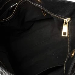 Marc Jacobs Black Leather Quilted Chain Tote For Women -Marc Jacobs shop luxury women marc jacobs used handbags p423161 004