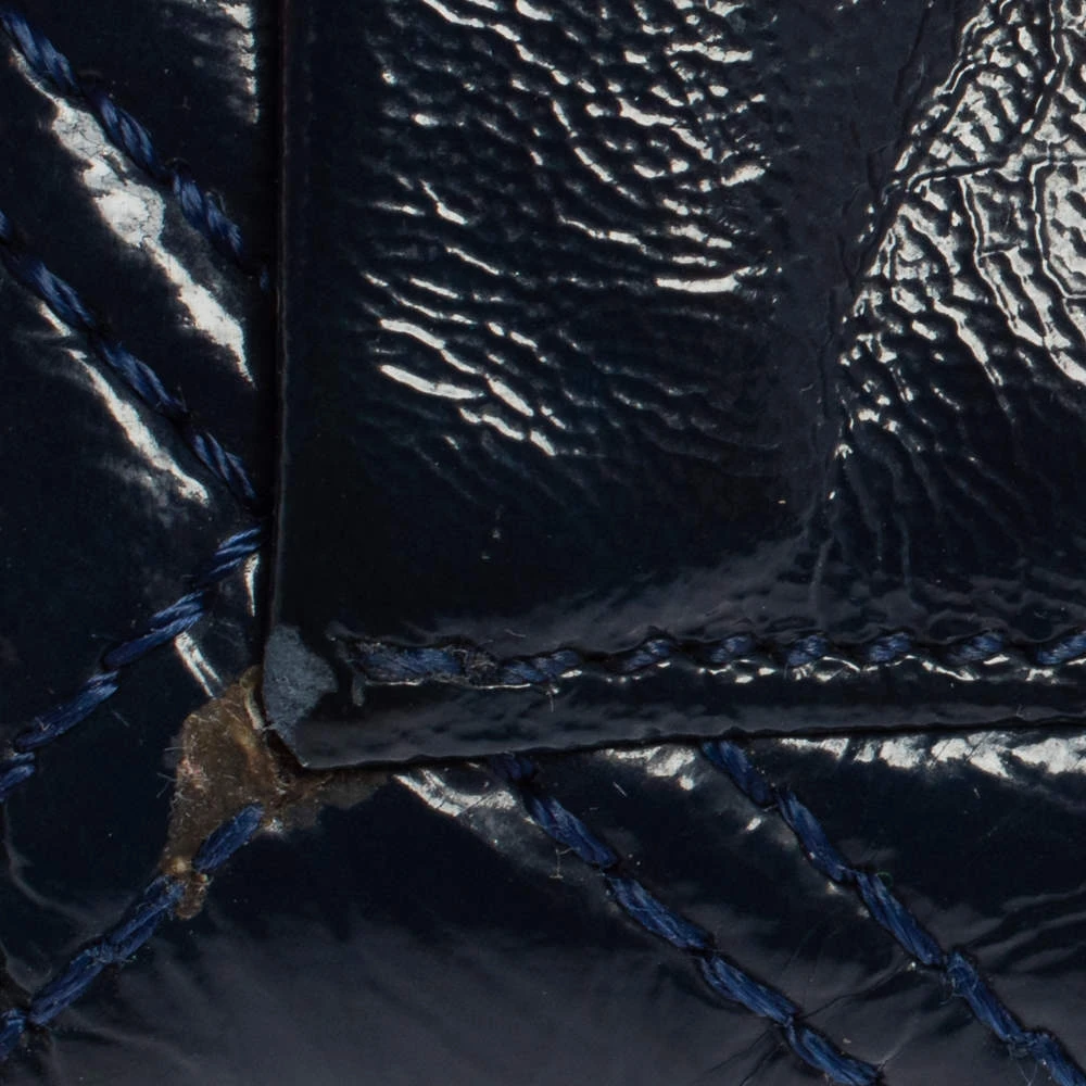 Marc Jacobs Blue Glazed Leather Zip Clutch For Women 6 Marc Jacobs Blue Glazed Leather Zip Clutch For Women - Image 6