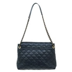 Marc Jacobs Black Quilted Leather XL Baroque Single Shoulder Bag For Women 19 Marc Jacobs Black Quilted Leather XL Baroque Single Shoulder Bag For Women -Marc Jacobs shop luxury women marc jacobs used handbags p43397 004