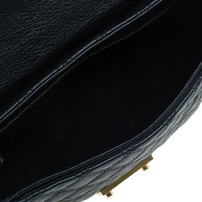 Marc Jacobs Black Quilted Leather XL Baroque Single Shoulder Bag For Women 13 Marc Jacobs Black Quilted Leather XL Baroque Single Shoulder Bag For Women - Image 13