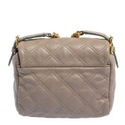 Marc Jacobs Taupe Quilted Leather Crossbody Bag For Women 14 Marc Jacobs Taupe Quilted Leather Crossbody Bag For Women -Marc Jacobs shop luxury women marc jacobs used handbags p438288 008