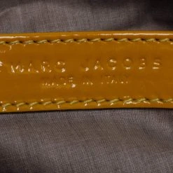 Marc Jacobs Mustard Yellow/Green Patent Leather And Leather Shoulder Bag For Women -Marc Jacobs shop luxury women marc jacobs used handbags p446395 007