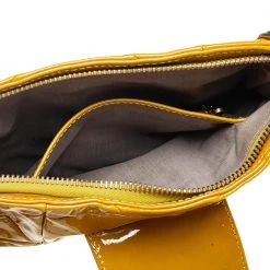 Marc Jacobs Mustard Yellow/Green Patent Leather And Leather Shoulder Bag For Women -Marc Jacobs shop luxury women marc jacobs used handbags p446395 008