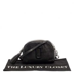 Marc Jacobs Black Leather Shutter Camera Crossbody Bag For Women 21 Marc Jacobs Black Leather Shutter Camera Crossbody Bag For Women -Marc Jacobs shop luxury women marc jacobs used handbags p446928 011