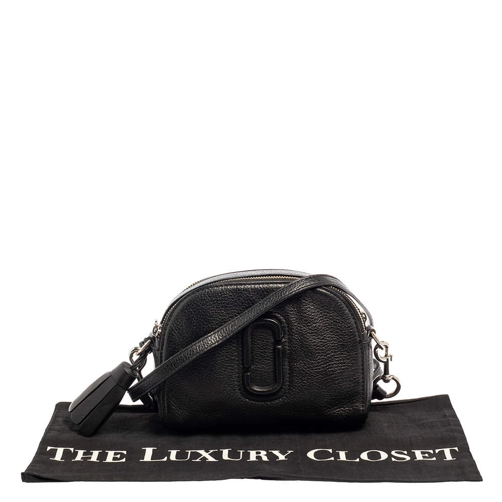 Marc Jacobs Black Leather Shutter Camera Crossbody Bag For Women 10 Marc Jacobs Black Leather Shutter Camera Crossbody Bag For Women - Image 10