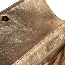 Marc Jacobs Metallic Gold Quilted Leather Bow Shoulder Bag For Women -Marc Jacobs shop luxury women marc jacobs used handbags p452701 002