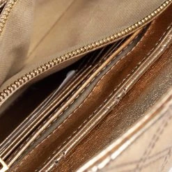 Marc Jacobs Metallic Gold Quilted Leather Bow Shoulder Bag For Women -Marc Jacobs shop luxury women marc jacobs used handbags p452701 010