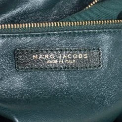 Marc Jacobs Dark Green Python And Leather Stam Satchel For Women 18 Marc Jacobs Dark Green Python And Leather Stam Satchel For Women -Marc Jacobs shop luxury women marc jacobs used handbags p453377 004