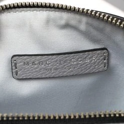 Marc Jacobs Grey Leather Small Shutter Camera Crossbody Bag For Women -Marc Jacobs shop luxury women marc jacobs used handbags p461554 006