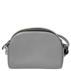 Marc Jacobs Grey Leather Small Shutter Camera Crossbody Bag For Women -Marc Jacobs shop luxury women marc jacobs used handbags p461554 011