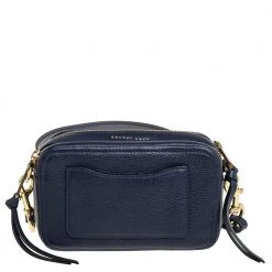 Marc Jacobs Navy Blue Leather Snapshot Crossbody Bag For Women 13 Marc Jacobs Navy Blue Leather Snapshot Crossbody Bag For Women -Marc Jacobs shop luxury women marc jacobs used handbags p463503 005