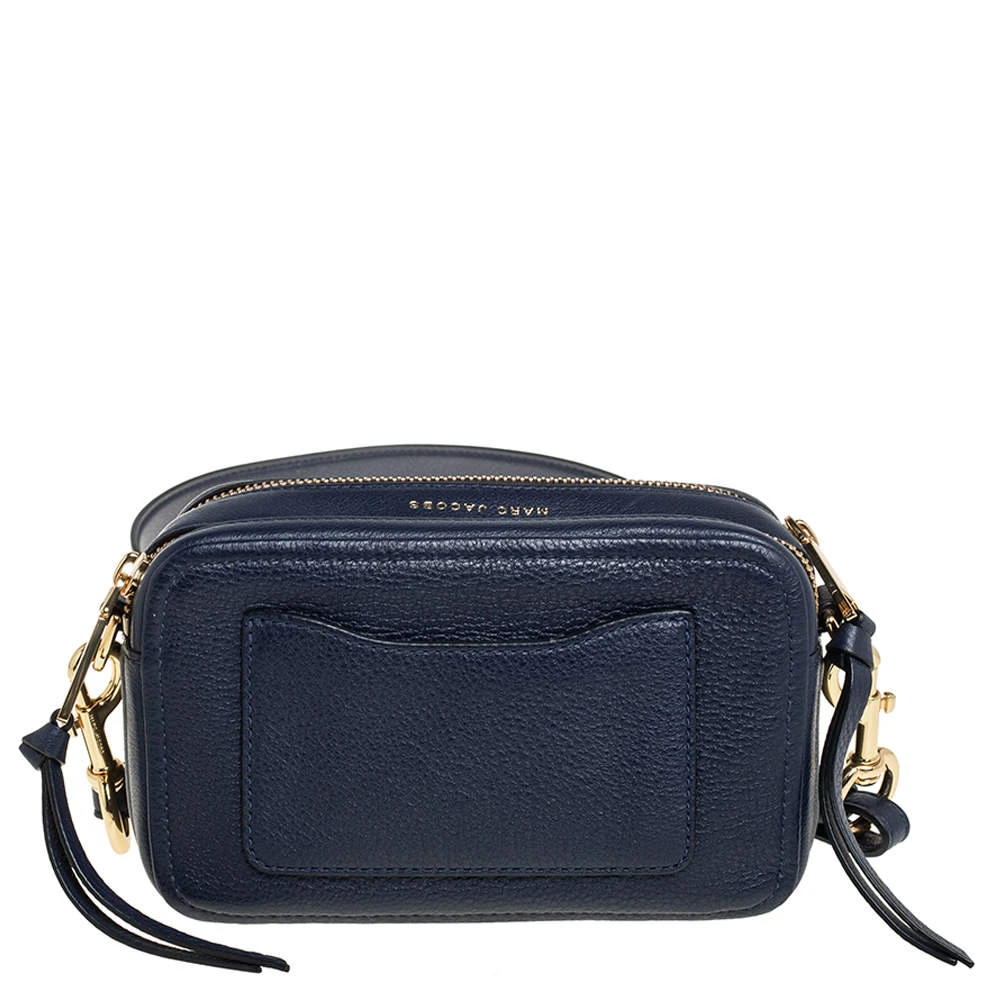 Marc Jacobs Navy Blue Leather Snapshot Crossbody Bag For Women 4 Marc Jacobs Navy Blue Leather Snapshot Crossbody Bag For Women - Image 4