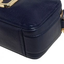 Marc Jacobs Navy Blue Leather Snapshot Crossbody Bag For Women 18 Marc Jacobs Navy Blue Leather Snapshot Crossbody Bag For Women -Marc Jacobs shop luxury women marc jacobs used handbags p463503 009