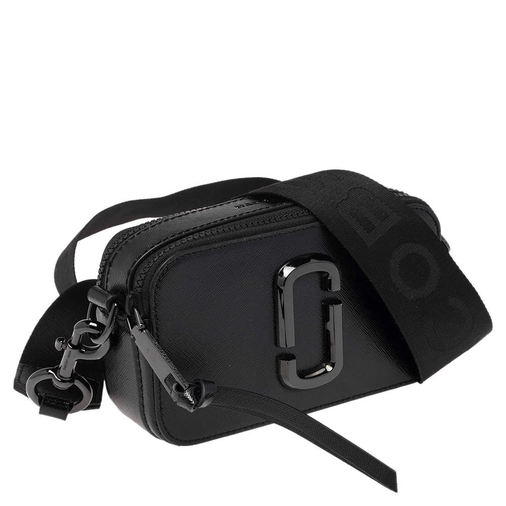 Marc Jacobs Black Glossy Leather Snapshot Camera Crossbody Bag For Women 3 Marc Jacobs Black Glossy Leather Snapshot Camera Crossbody Bag For Women - Image 3