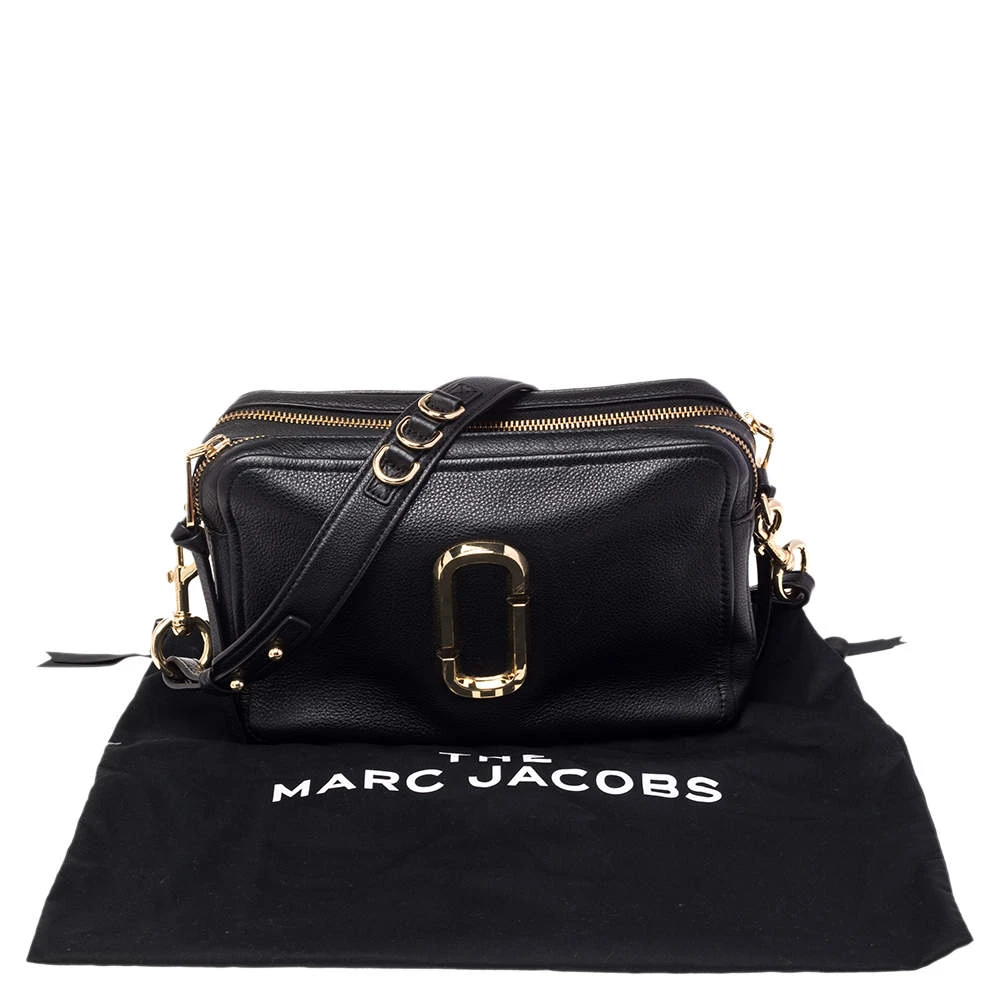 Marc Jacobs Black Leather The Softshot 27 Shoulder Bag For Women 9 Marc Jacobs Black Leather The Softshot 27 Shoulder Bag For Women - Image 9