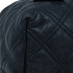 Marc Jacobs Black Quilted Leather Bruna Tote For Women -Marc Jacobs shop luxury women marc jacobs used handbags p4822 011