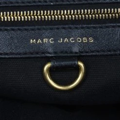 Marc Jacobs Black Quilted Leather Bruna Tote For Women -Marc Jacobs shop luxury women marc jacobs used handbags p4822 015