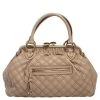 Marc Jacobs Beige Quilted Leather Stam Satchel For Women