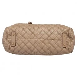 Marc Jacobs Beige Quilted Leather Stam Satchel For Women -Marc Jacobs shop luxury women marc jacobs used handbags p482873 005