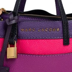 Marc Jacobs Multicolor Leather Mini Colorblocked Grind Tote For Women -Marc Jacobs shop luxury women marc jacobs used handbags p485755 010