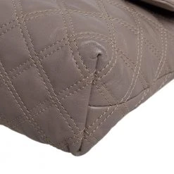 Marc Jacobs Beige Quilted Leather The Large Single Flap Shoulder Bag For Women -Marc Jacobs shop luxury women marc jacobs used handbags p487560 011