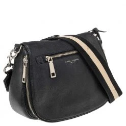 Marc Jacobs Black Leather Nomad Crossbody Bag For Women -Marc Jacobs shop luxury women marc jacobs used handbags p489268 003