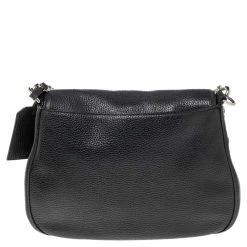 Marc Jacobs Black Leather Nomad Crossbody Bag For Women -Marc Jacobs shop luxury women marc jacobs used handbags p489268 007