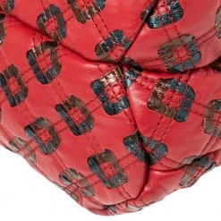 Marc Jacobs Red/Metallic Quilted Leather Memphis Robert Jena Shoulder Bag For Women 25 Marc Jacobs Red/Metallic Quilted Leather Memphis Robert Jena Shoulder Bag For Women -Marc Jacobs shop luxury women marc jacobs used handbags p495024 003