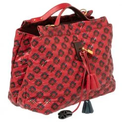 Marc Jacobs Red/Metallic Quilted Leather Memphis Robert Jena Shoulder Bag For Women 15 Marc Jacobs Red/Metallic Quilted Leather Memphis Robert Jena Shoulder Bag For Women -Marc Jacobs shop luxury women marc jacobs used handbags p495024 005