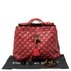 Marc Jacobs Red/Metallic Quilted Leather Memphis Robert Jena Shoulder Bag For Women 23 Marc Jacobs Red/Metallic Quilted Leather Memphis Robert Jena Shoulder Bag For Women -Marc Jacobs shop luxury women marc jacobs used handbags p495024 007