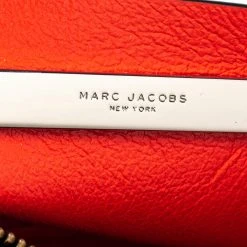 Marc Jacobs Stone Blue Soft Leather Mini Grind Tote For Women -Marc Jacobs shop luxury women marc jacobs used handbags p497323 001