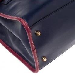 Marc Jacobs Blue/Pink Leather Madison Tote For Women -Marc Jacobs shop luxury women marc jacobs used handbags p499693 007