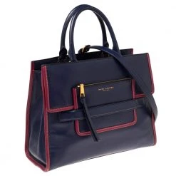 Marc Jacobs Blue/Pink Leather Madison Tote For Women -Marc Jacobs shop luxury women marc jacobs used handbags p499693 010
