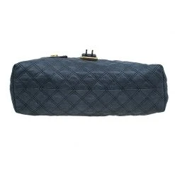 Marc Jacobs Dark Grey Quilted Leather Casey Double Stitch Tote For Women -Marc Jacobs shop luxury women marc jacobs used handbags p52292 0005