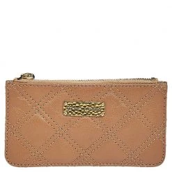 Marc Jacobs Beige Quilted Leather Wallet For Women