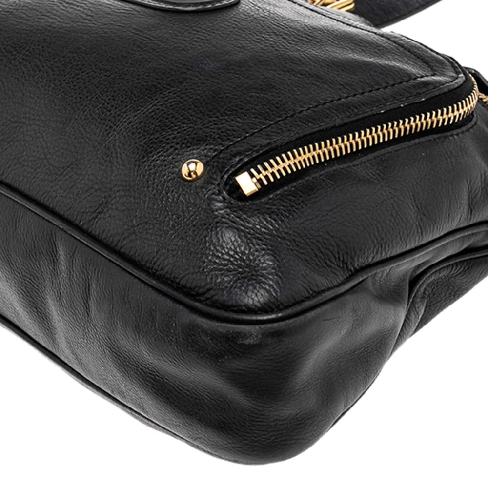 Marc Jacobs Black Leather Front Pocket Tote For Women 11 Marc Jacobs Black Leather Front Pocket Tote For Women - Image 11