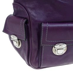 Marc Jacobs Purple Leather Blake Hobo For Women -Marc Jacobs shop luxury women marc jacobs used handbags p55255 0010